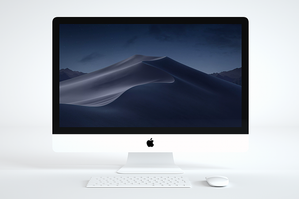 Apple iMac Mockup 5K