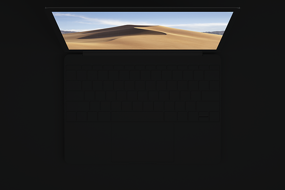 Apple Macbook Mockup 5K in Mobile & Web Mockups - product preview 3