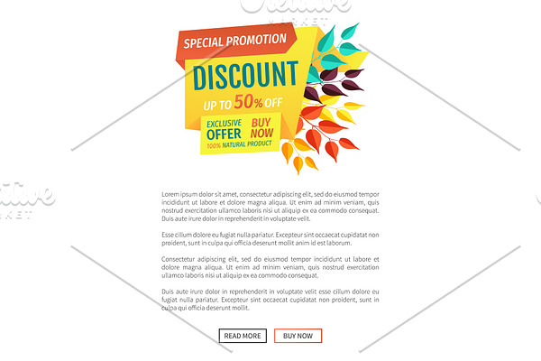 Exclusive Offer Product Poster