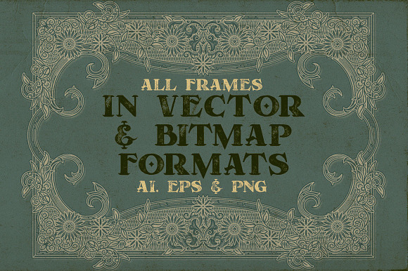 20 Ornamental Vintage Frames 2 in Graphics - product preview 2