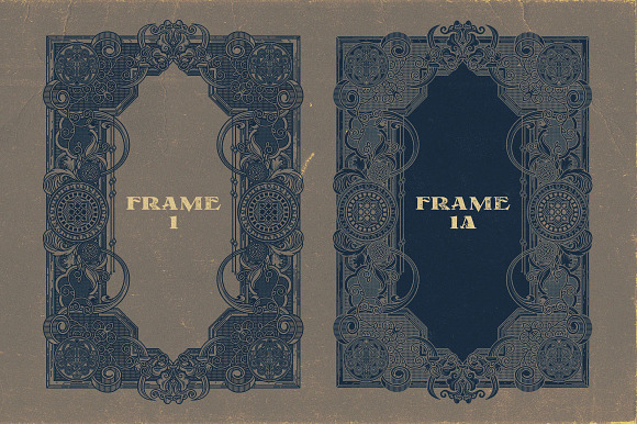 20 Ornamental Vintage Frames 2 in Graphics - product preview 4