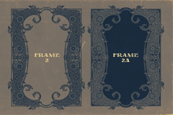 20 Ornamental Vintage Frames 2 in Graphics - product preview 5