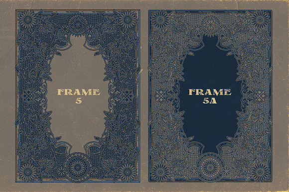 20 Ornamental Vintage Frames 2 in Graphics - product preview 8