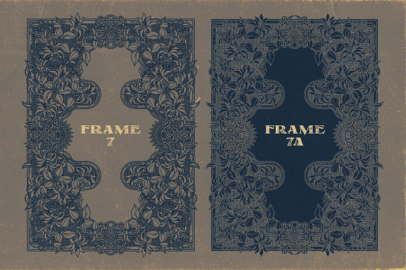 20 Ornamental Vintage Frames 2 in Graphics - product preview 10