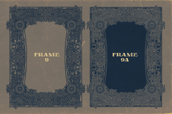 20 Ornamental Vintage Frames 2 in Graphics - product preview 12