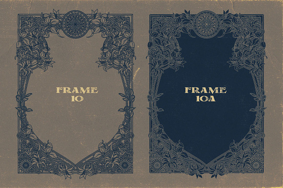 20 Ornamental Vintage Frames 2 in Graphics - product preview 13