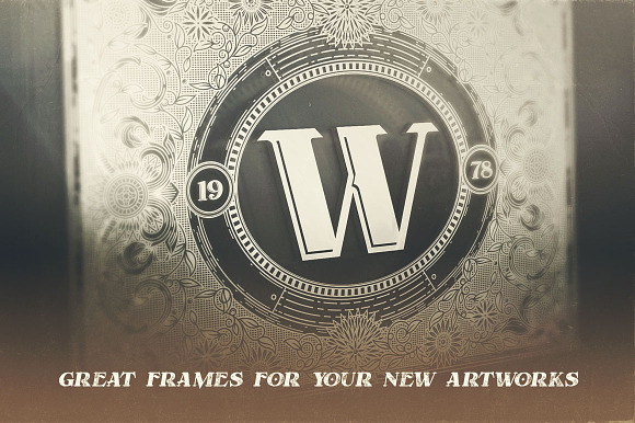 20 Ornamental Vintage Frames 2 in Graphics - product preview 14