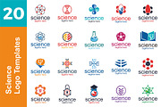 20 Logo Science Templates Bundle