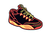 Sport Shoes, Sneakers Vector 