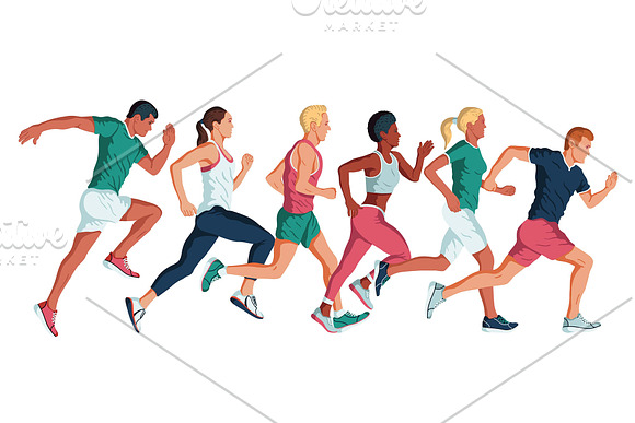 Sports vector illustrations set in Illustrations - product preview 1