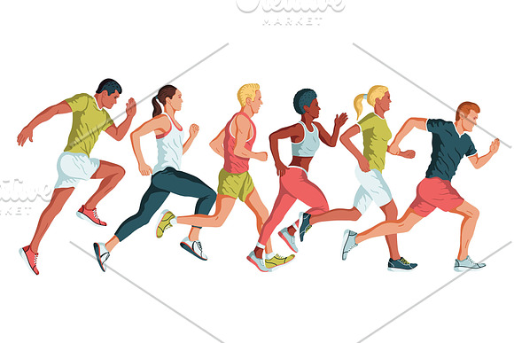 Sports vector illustrations set in Illustrations - product preview 10