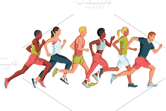 Sports vector illustrations set in Illustrations - product preview 15