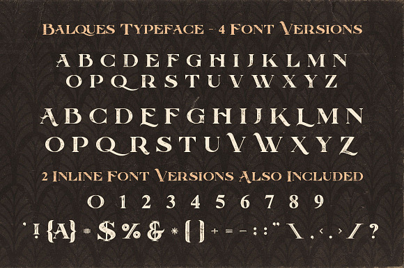 Balques Typeface in Display Fonts - product preview 3