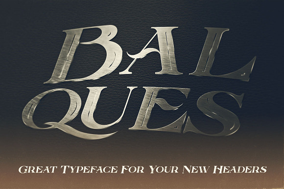 Balques Typeface in Display Fonts - product preview 5