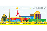 Canberra Australia City Skyline 