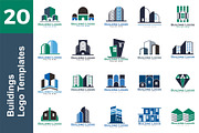 20 Logo Buildings Templates Bundle