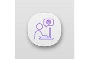 Technical support chat app icon
