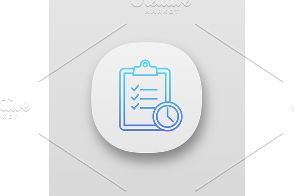 Time management app icon