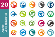 20 Logo Animal Templates Bundle
