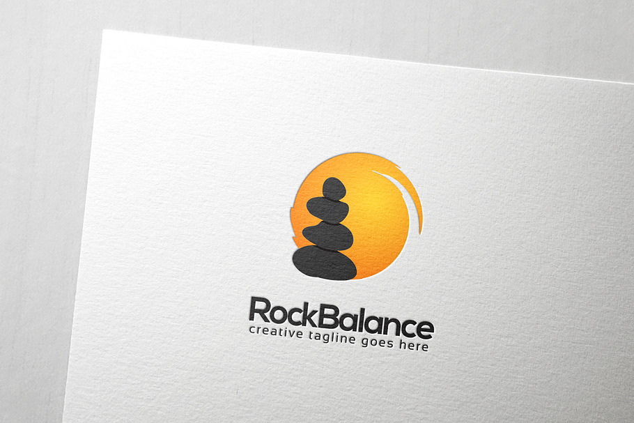 Rock Balancing Logo in Logo Templates - product preview 8
