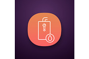 Gas water heater app icon