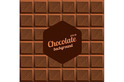 Vector Chocolate Background Set