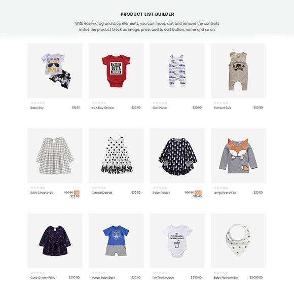 Leo Babywear – Baby and Kids Fashion in Bootstrap Themes - product preview 1
