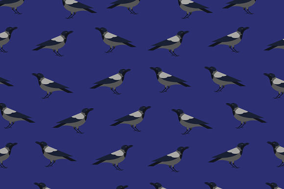 Birds seamless patterns set in Patterns - product preview 1