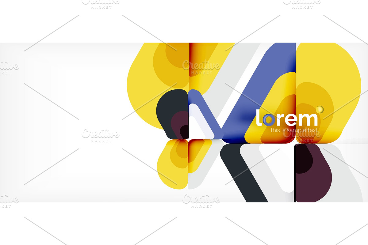 Geometric abstract background in Illustrations - product preview 8