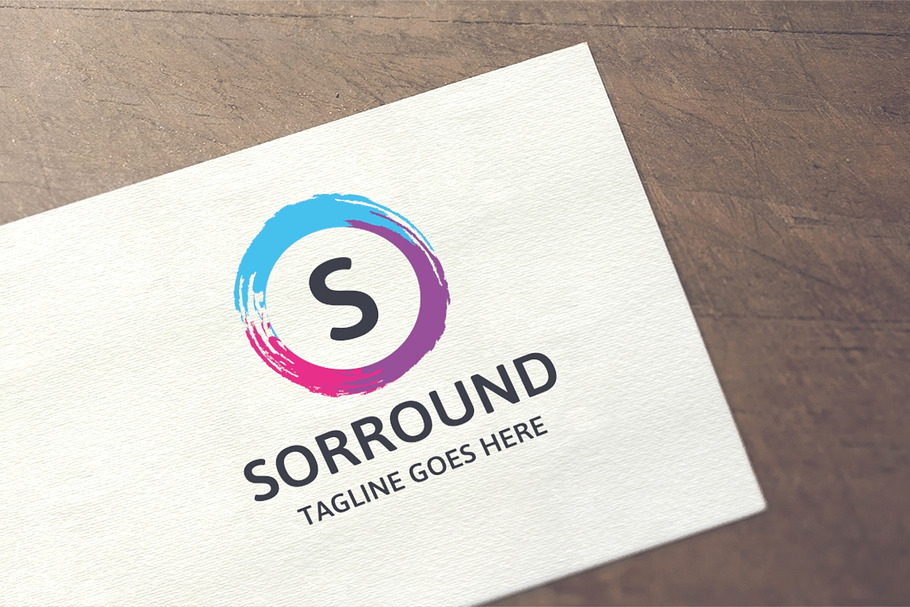 Letter S - Sorround Logo