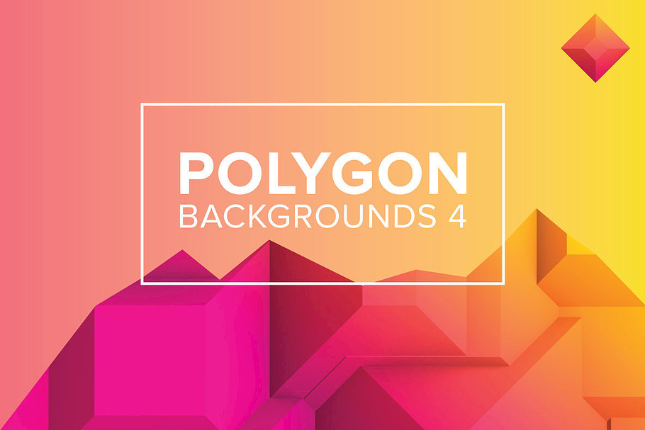 Polygon backgrounds 4 in Graphics - product preview 8