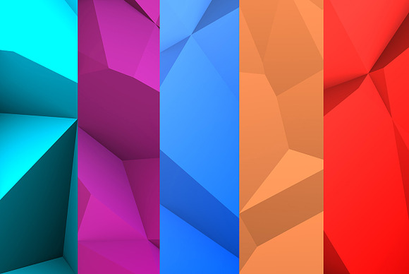 Polygon backgrounds 4 in Graphics - product preview 12