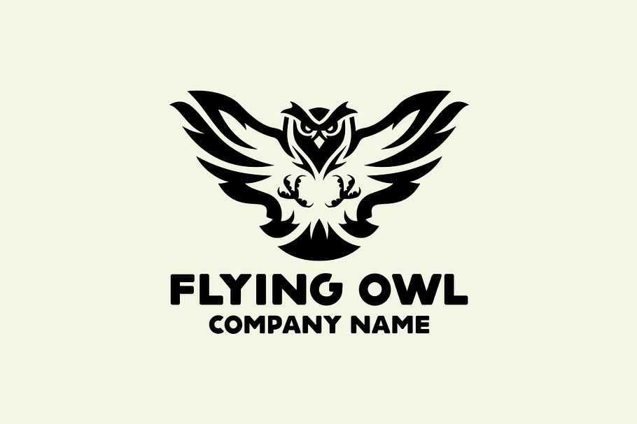 Flying Owl Logo in Logo Templates - product preview 8