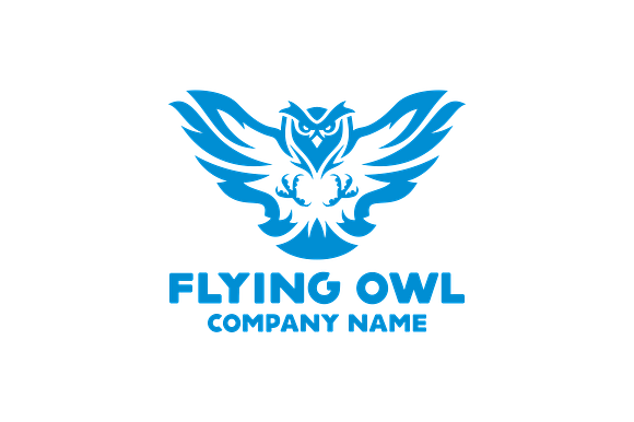 Flying Owl Logo in Logo Templates - product preview 2
