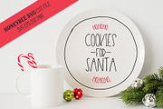 Cookies For Santa's Plate 