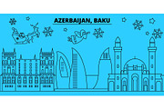 Azerbaijan, Baku city winter