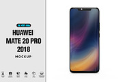 Huawei Mate 20 Pro App Mockup