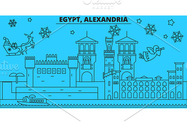 Egypt, Alexandria winter holidays