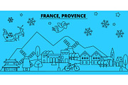 France, Provence winter holidays
