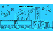 Greece, Rhodes winter holidays