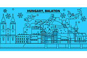 Hungary, Balaton winter holidays