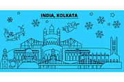India, Kolkata winter holidays