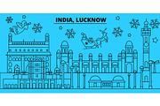 India, Lucknow winter holidays