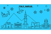Italy, Naples winter holidays