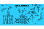 Italy, Ravenna winter holidays