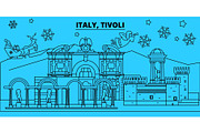 Italy, Tivoli winter holidays