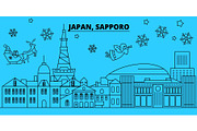 Japan, Sapporo winter holidays