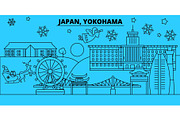 Japan, Yokohama winter holidays