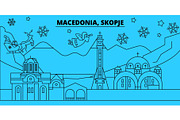 Macedonia, Skopje winter holidays