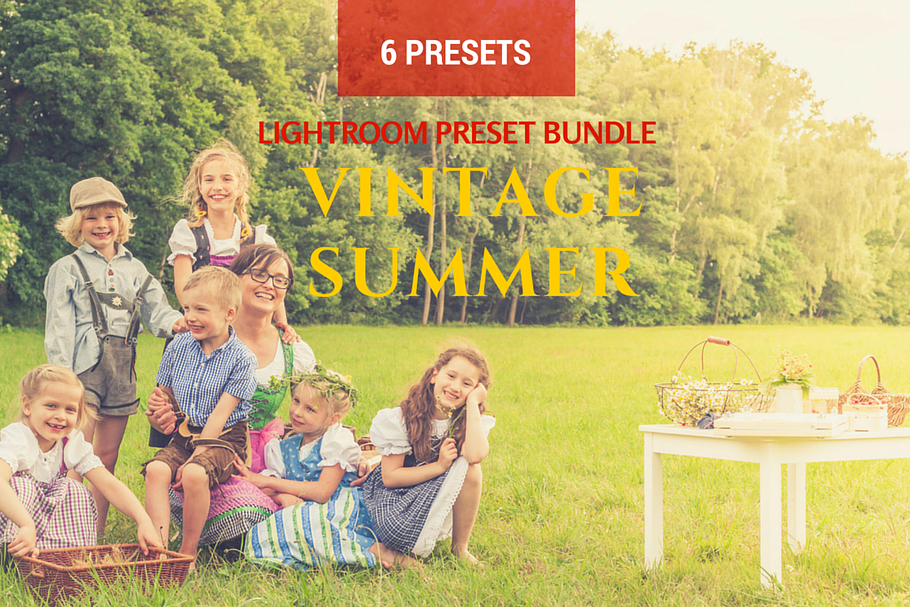 6 Summer Vintage Lightroom Presets in Photoshop Plugins - product preview 8